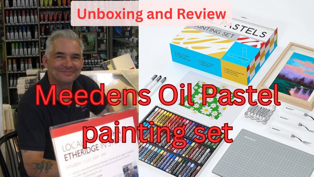 Unboxing and Review of the Meeden Oil Pastels painting set