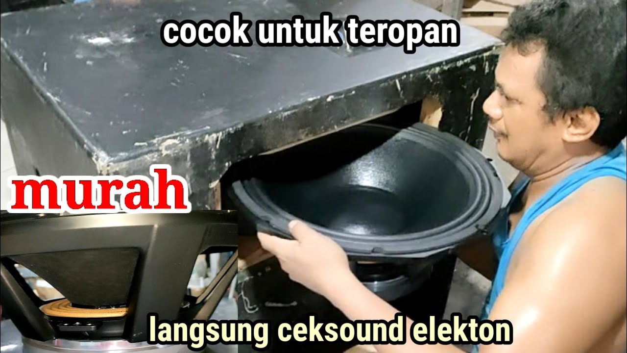 pasang speaker PD 1850 di Box ATV