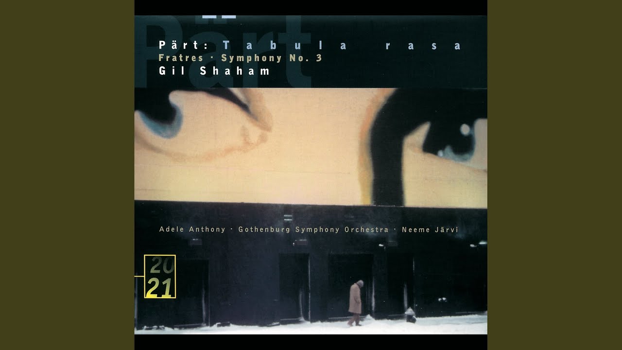 Pärt: Fratres For Violin, String Orchestra And Percussion