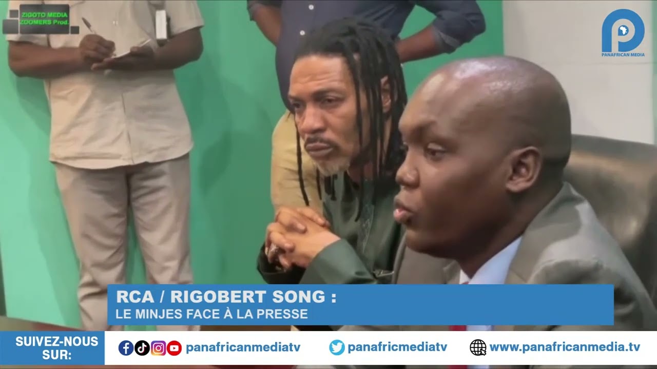 RCA  / RIGOBERT SONG : LE MINJES FACE À LA PRESSE