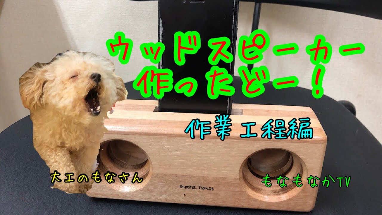 ウッドスピーカー作ってみたどー！