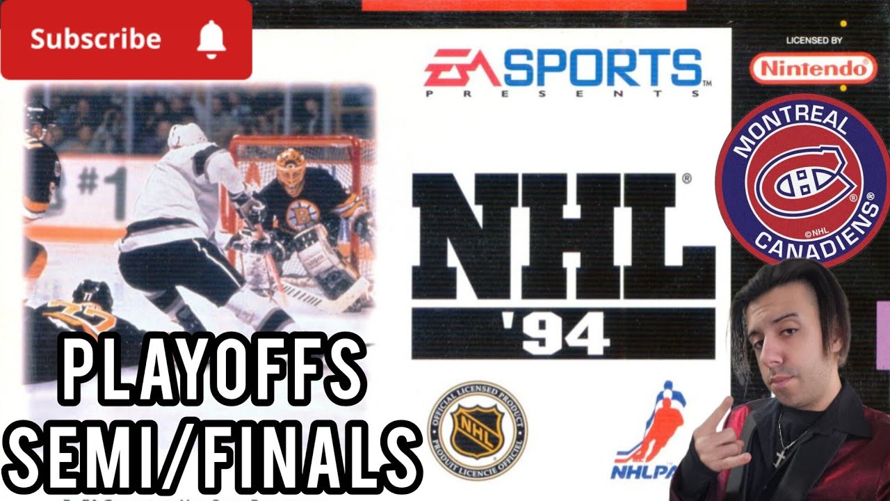 A$$ KICKIN MY WAY TO THE FINALS! {NHL 94} Playoff Mode #snes #1994 #montrealcanadiens