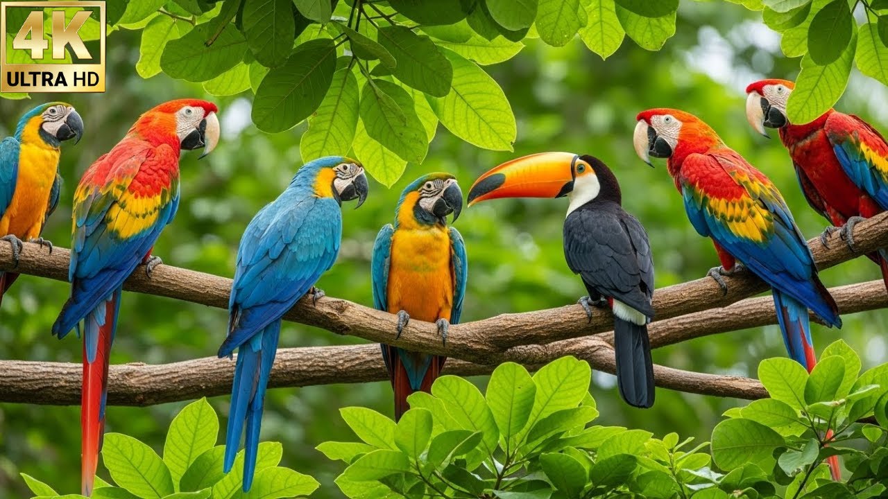 Extraordinary Birds with Unique Features | ASMR Forest Documentary for Sleep & Calm
