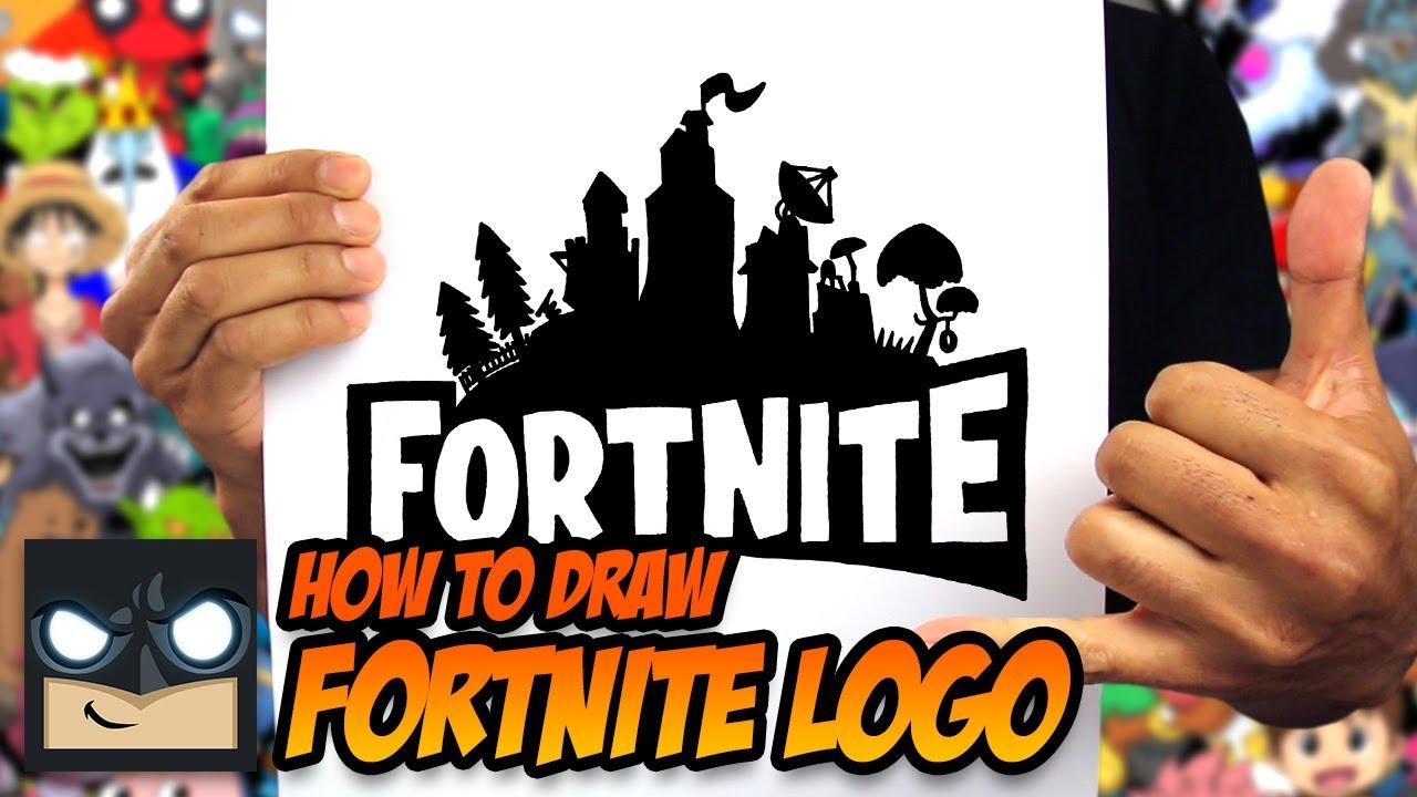 How to Draw Fortnite Logo
