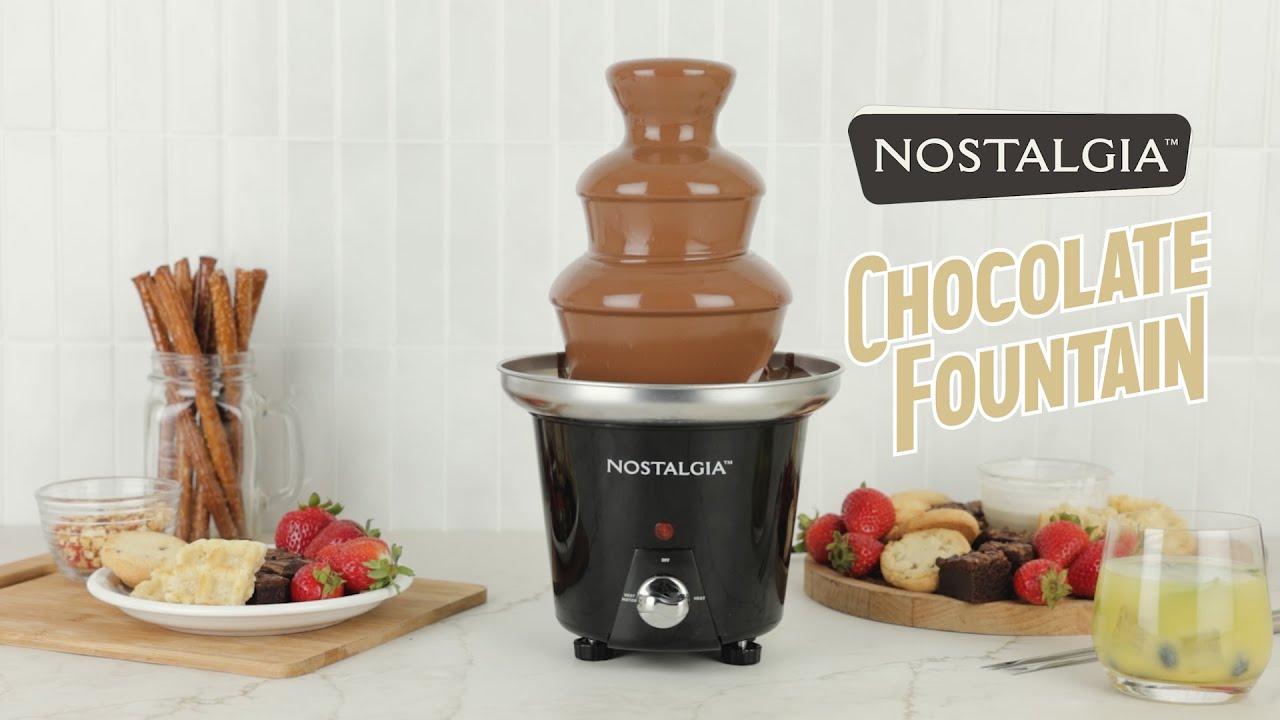 CFF965 | 3-Tier Chocolate Fondue Fountain - Sweet & Savory