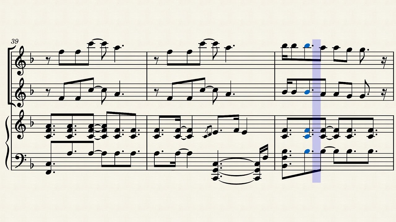 SHEET MUSIC Location Unknown ◐ (Brooklyn Session) - HONNE