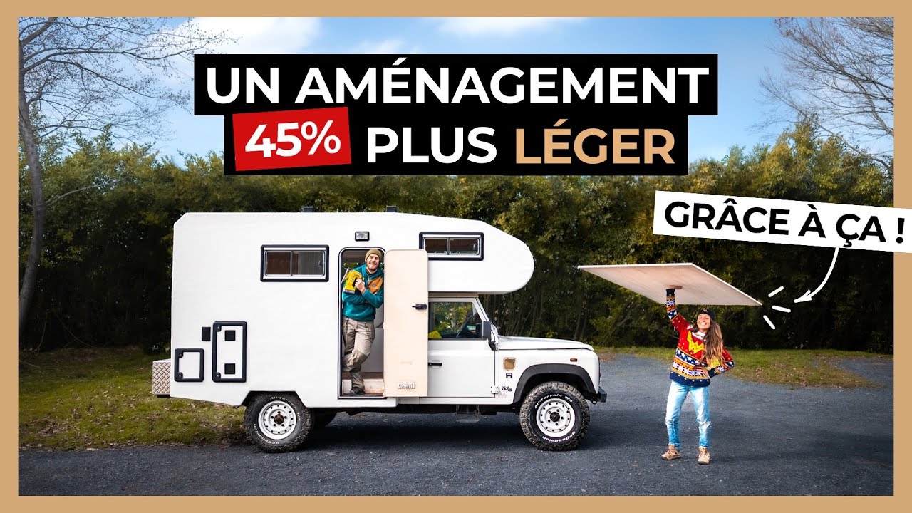 EP06 | Aménagement : des meubles 45% PLUS LÉGERS grâce à ce bois ! (4x4 cellule / van / fourgon…)