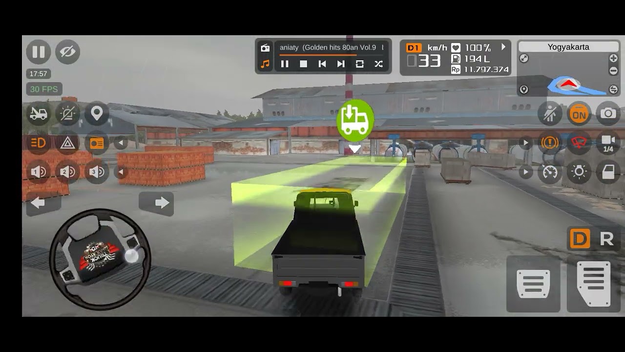TRUCK SIMULATOR INDONESIA YOGYAKARTA MUNTILAN AMBIL PABRIK (DRAWING) #trucksimulatorultimate
