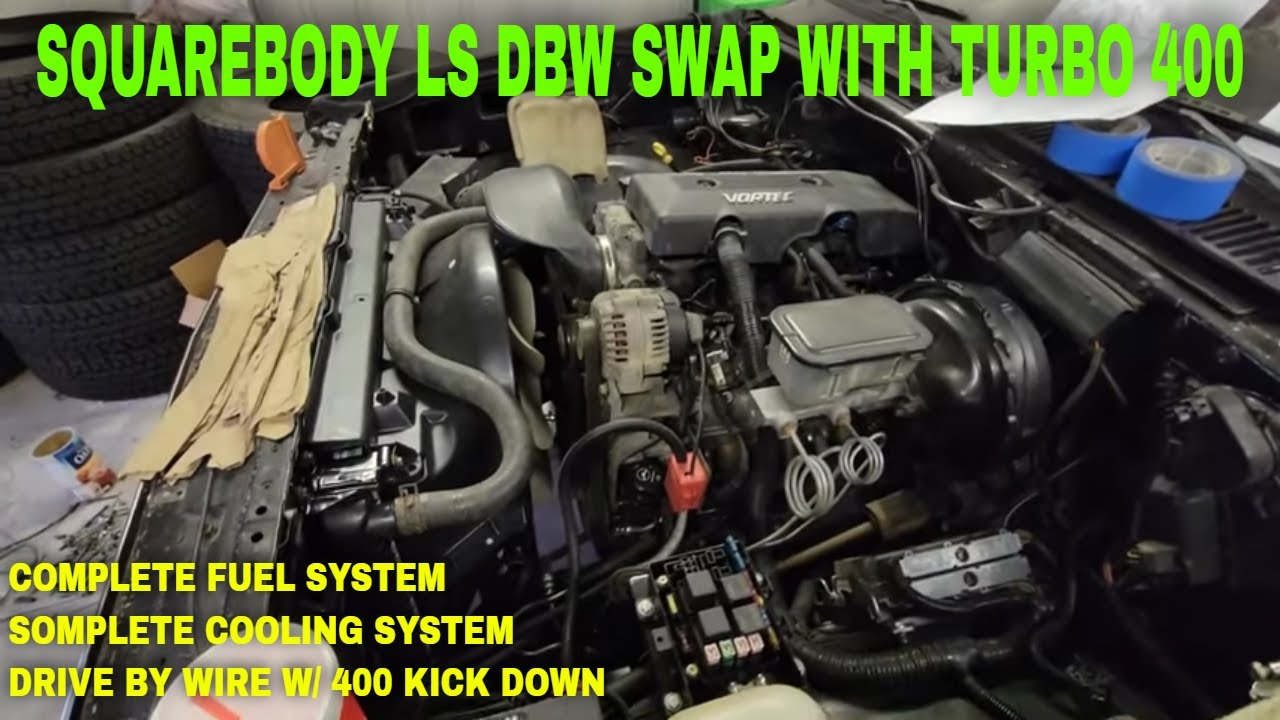 SQUAREBODY CHEVY LS SWAP PT4! TURBO 400 КОРОБКА ПЕРЕДАЧ РЕШЕНА, И УСТАНОВЛЕНА НОВАЯ ТОПЛИВНАЯ СИС...