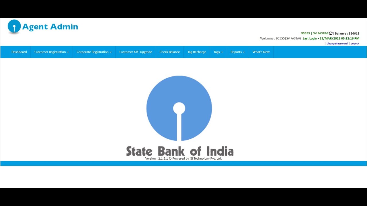 Sbi Fastag Agent Login | State Bank of India | SBI FASTag Login