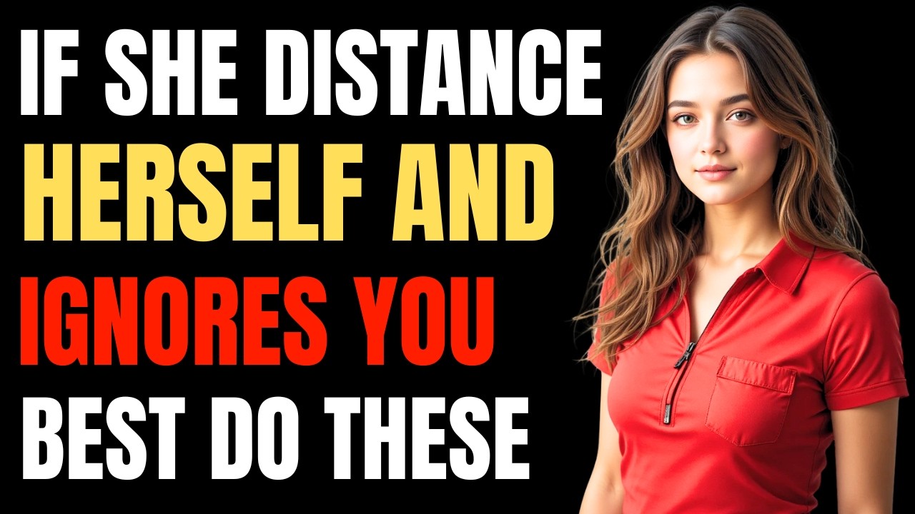 When A Woman Distances Herself From You And Ignores You, Just Do This | Female Psychology