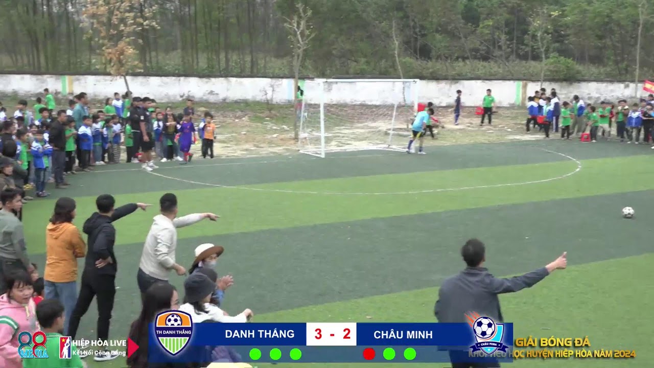 🏆GIẢI BÓNG ĐÁ KHỐI TIỂU HỌC HUYỆN HIỆP HÒA🎥DANH THẮNG - CHÂU MINH