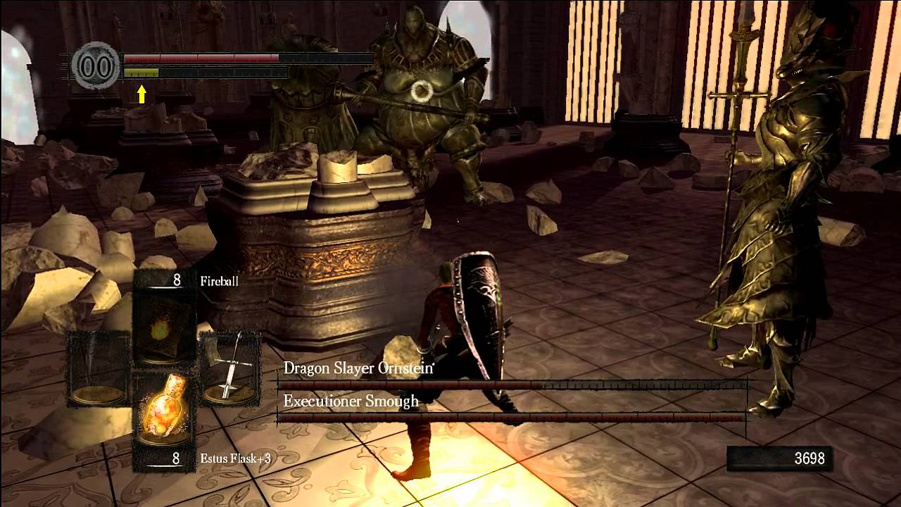 Dark Souls - Tips and Tricks - Dragonslayer Ornstein and Executioner Smough