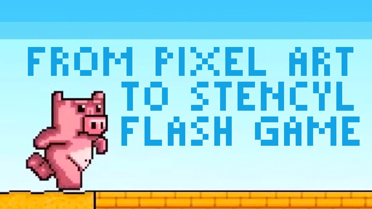 From Pixel Art to Stencyl Flash Game