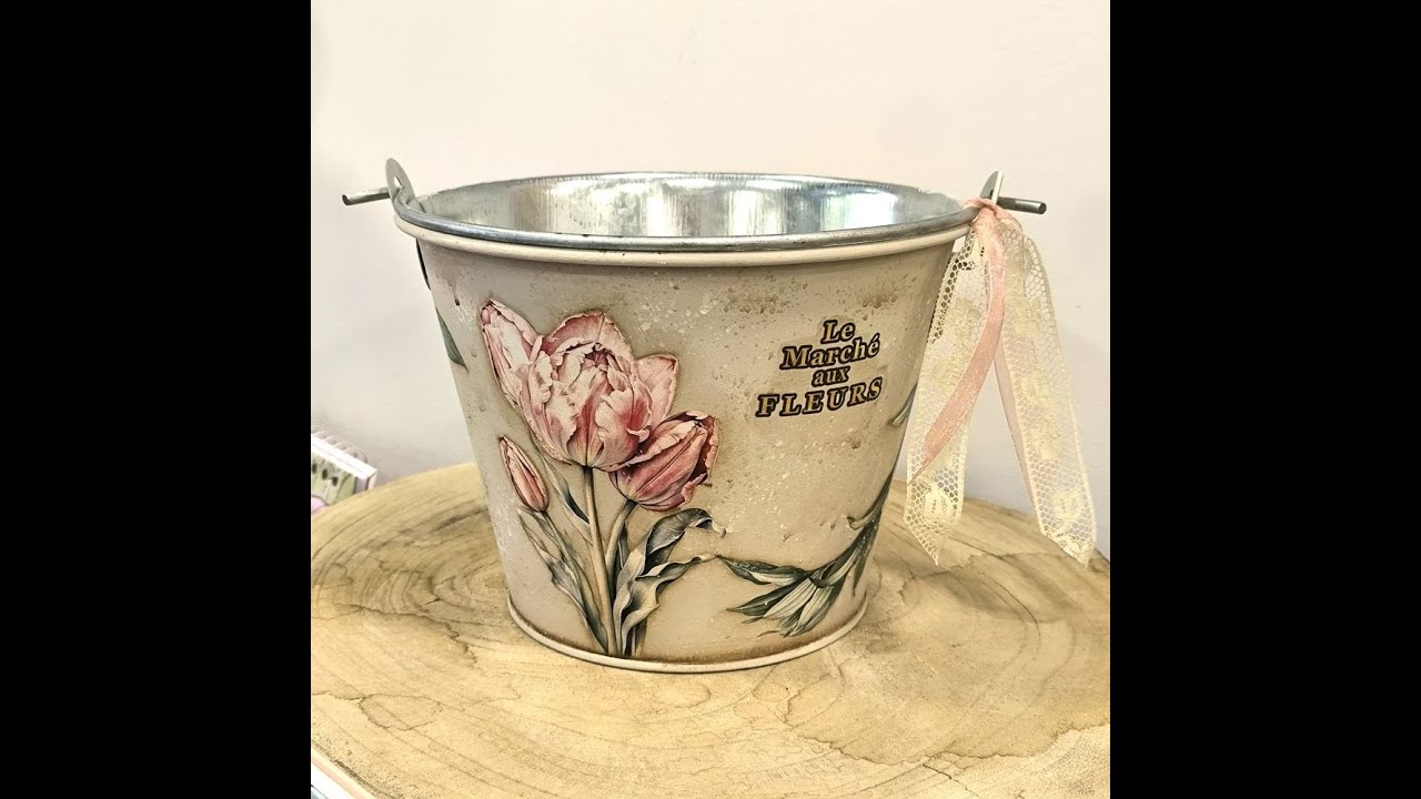 Cómo Decorar un Objeto Metálico con Pintura y Transfers