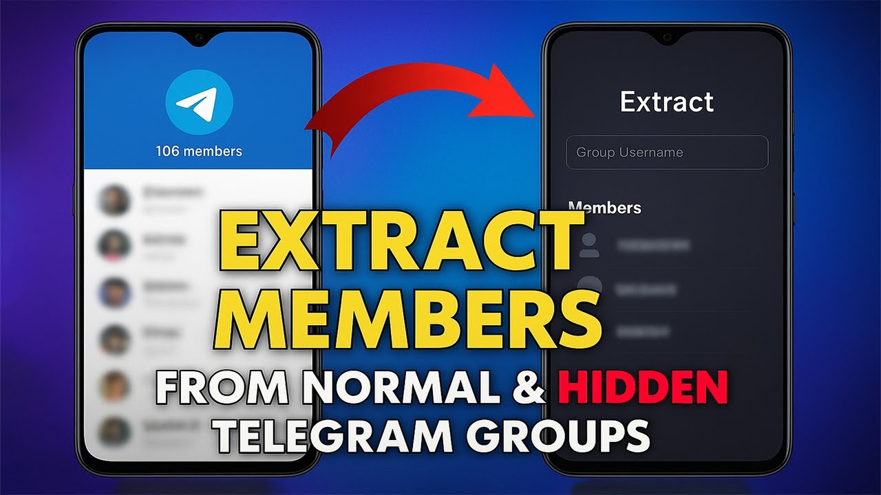 Telegram Members Extractor | Telegram Group Members Scrapper