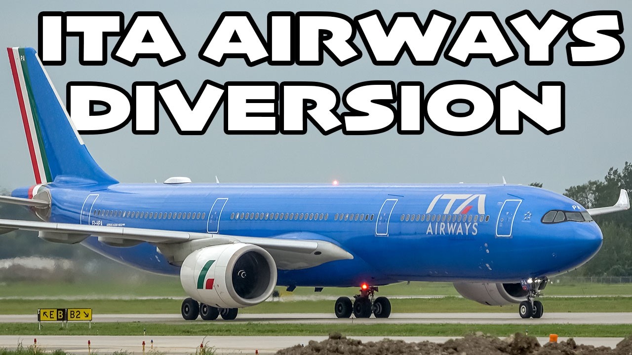 Первый визит! Airbus A330-900N авиакомпании ITA Airways совершил посадку в Монреале (YUL/CYUL)
