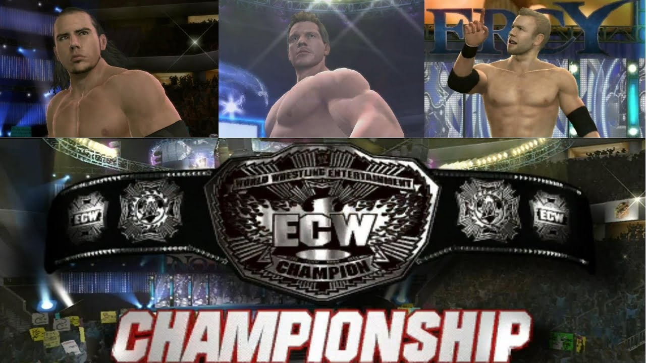 [NO MERCY Main Event] Hardy vs Jericho vs Christian for both ECW and WCW Championship!!! (SVR 2010)