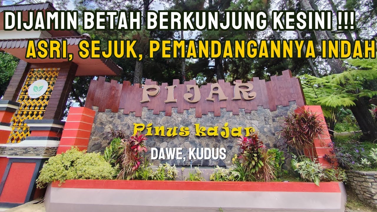 Walk Around - Wisata Pijar Park Kudus (Hutan Pinus Kajar) 2024 || Camping Ground, Wisata Keluarga