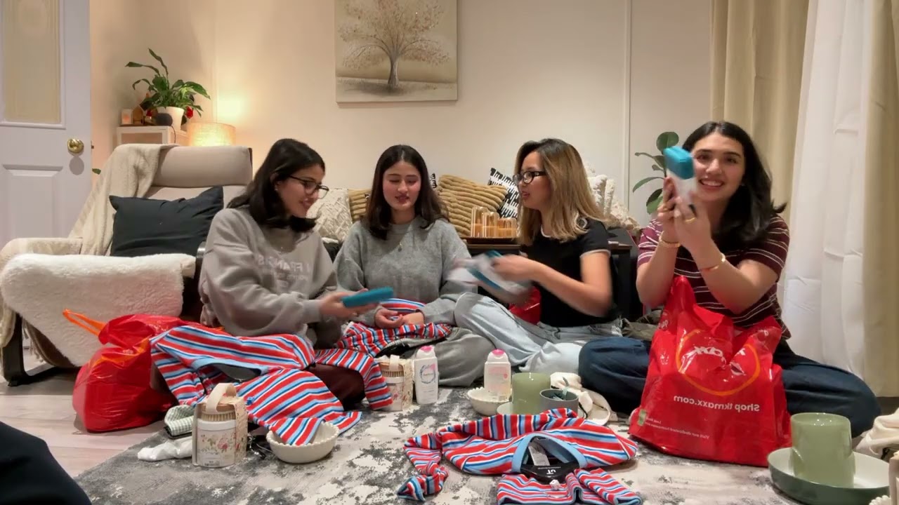 First YouTube Video Ever 😭 | Colour Gift Exchange Game Gone Crazy 🎁😂 Funny Gift Exchange,First Vlog