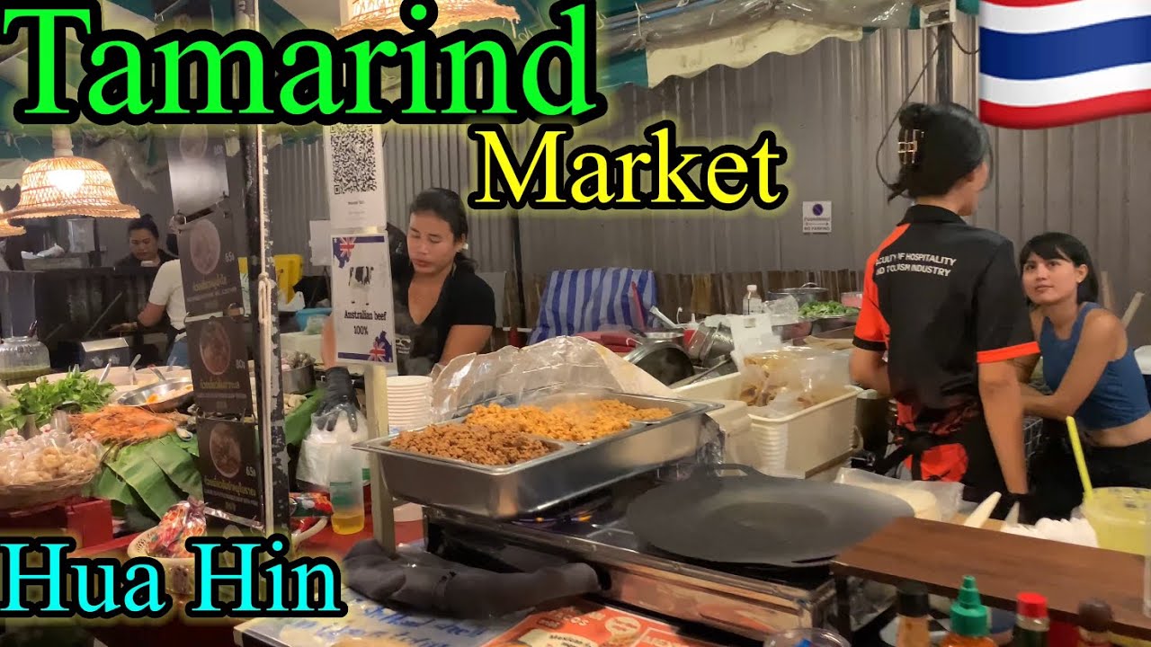  Night Market Food Hua Hin Thailand In 4k 🇹🇭 