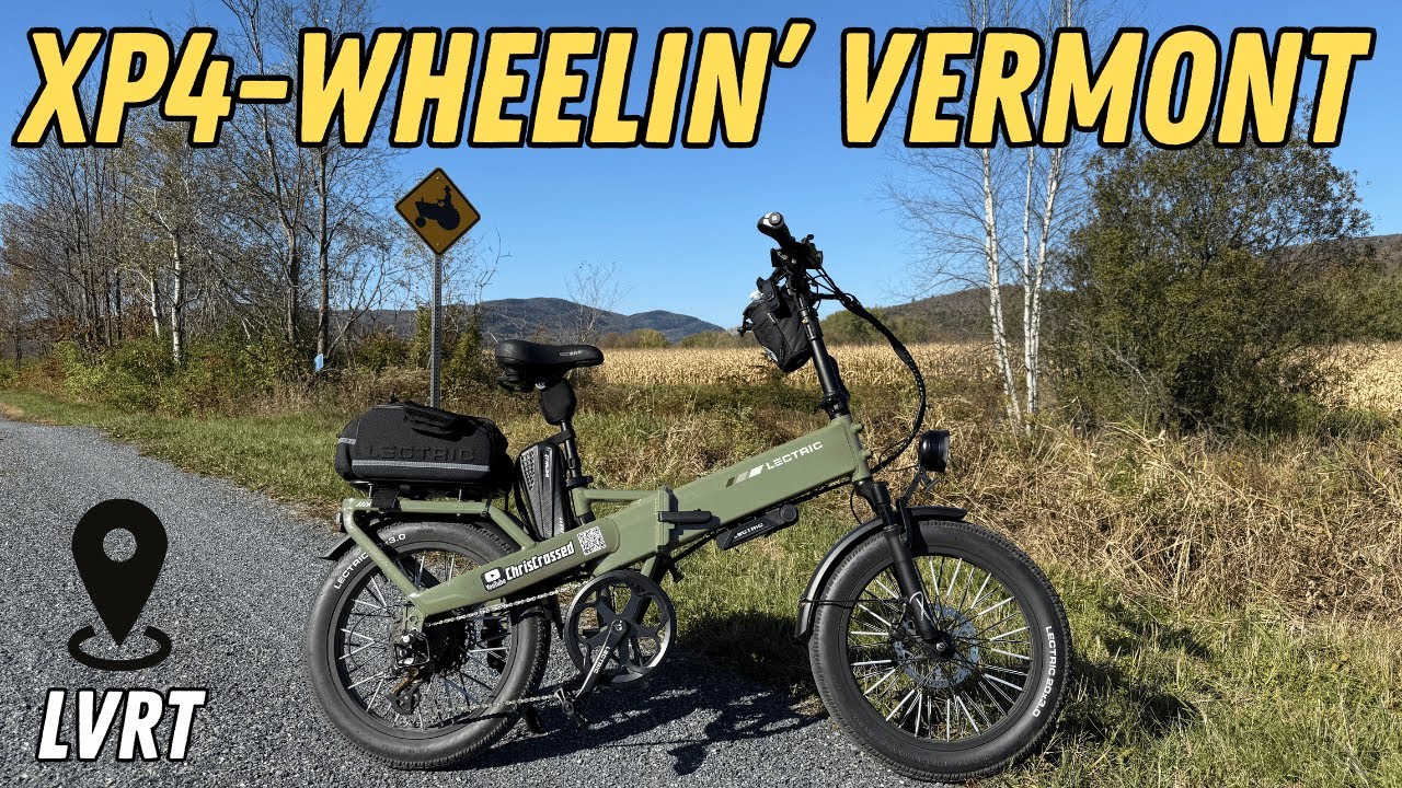 LECTRIC XP4 Road Trip: Vermont's Lamoille Valley Rail Trail
