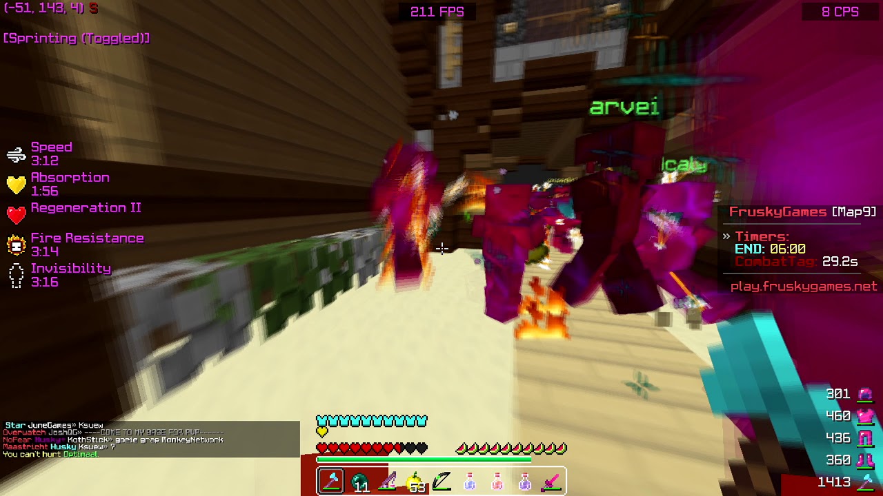CAPPING END KOTH /w NoEffort (Frusky) | UHCFACTIONS #2