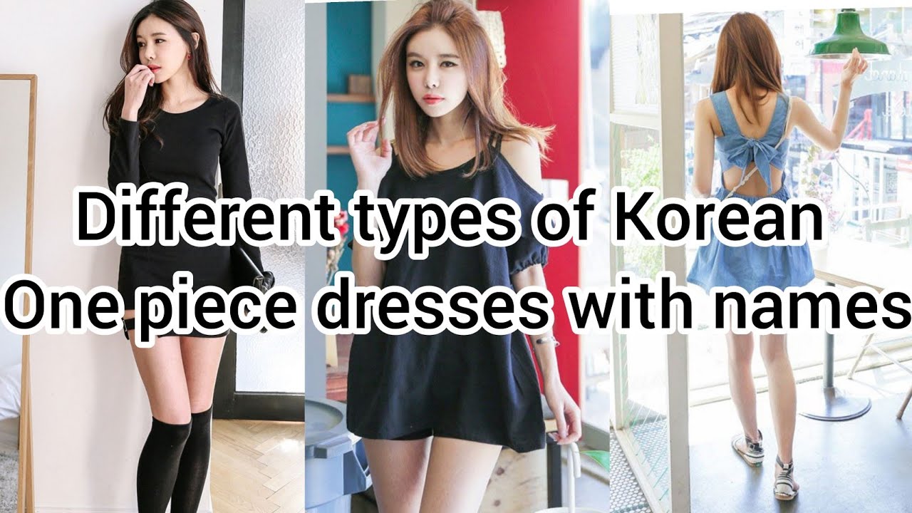 Different types of Korean one piece dresses with names💖💖💖// #being classy   #Korean Dress