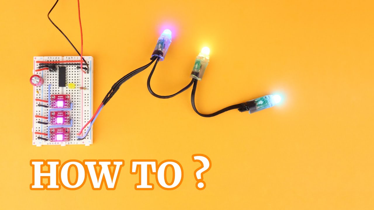 How to use WS2812 “NeoPixel” LEDs with a PIC microcontroller