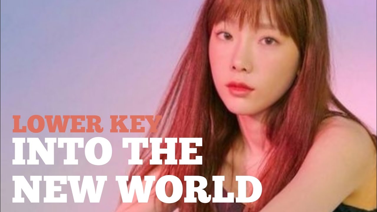 [KARAOKE] Into The New World - Girls' Generation (Lower Key) | Forever YOUNG