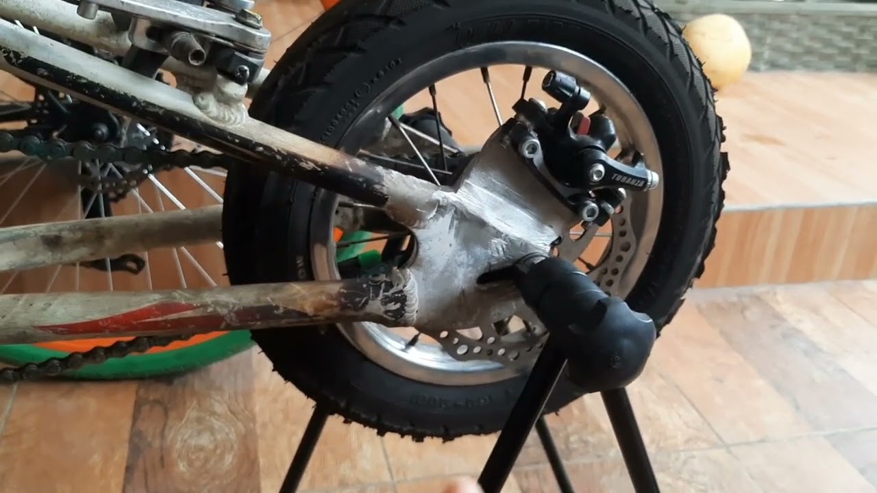 Cara Modifikasi Sepeda BMX Menjadi Mini Bike Alias Ubah BMX R20 Jadi BMX R12 - Balad Gowes Mini Bike