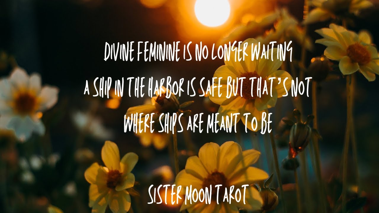 Divine Feminine Recognizes Her Power, Divine Masculine Watches From The Shore,Will He Take The Leap?