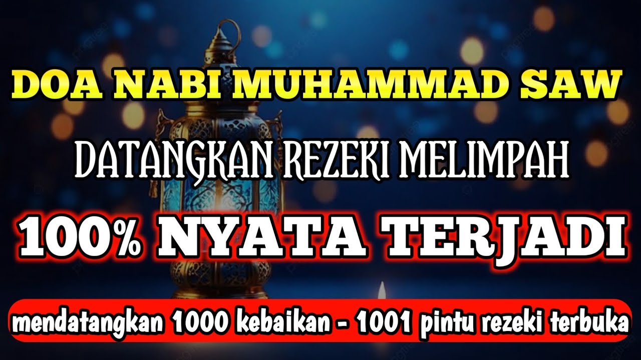 Ayat Terdahsyat !!! Mendatangkan Rezeki Uang Berkah Berlimpah Tak Terduga – Doa Penarik rezeki