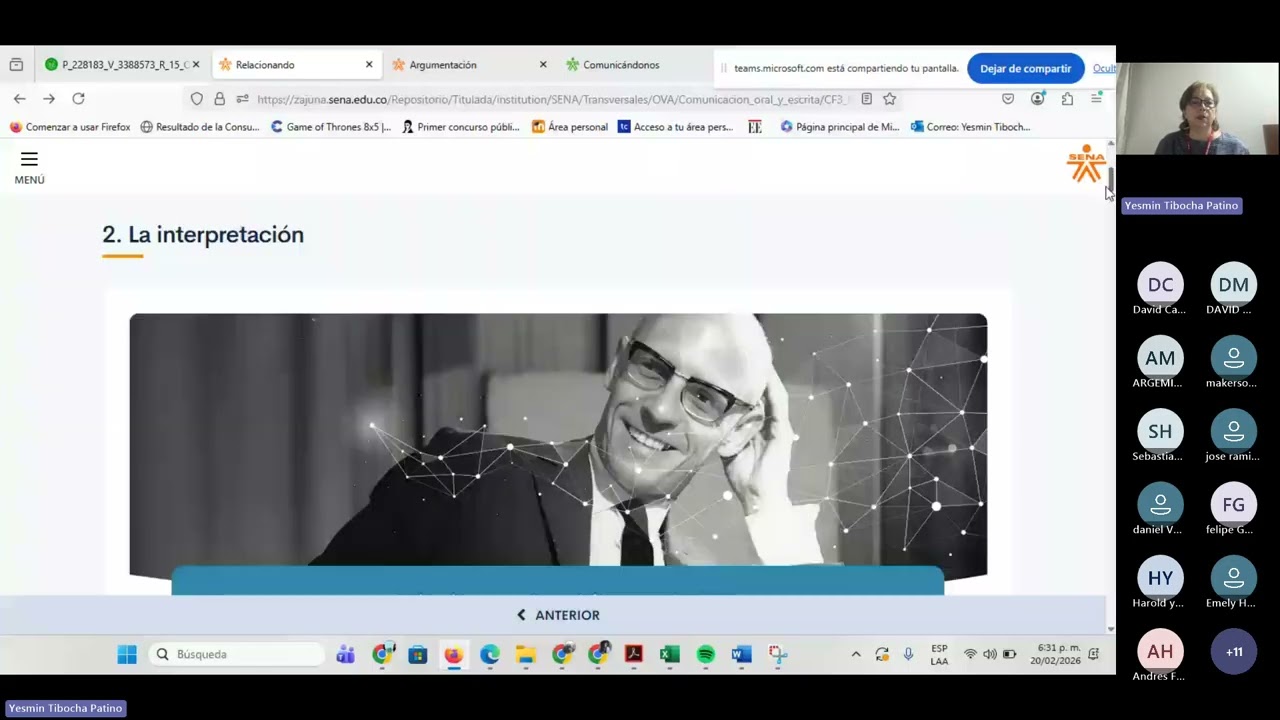 Sesión Competencia de Comunicación  Ficha 3388573  Tgo Gestion Redes de Datos 20260220 182122 Grabac