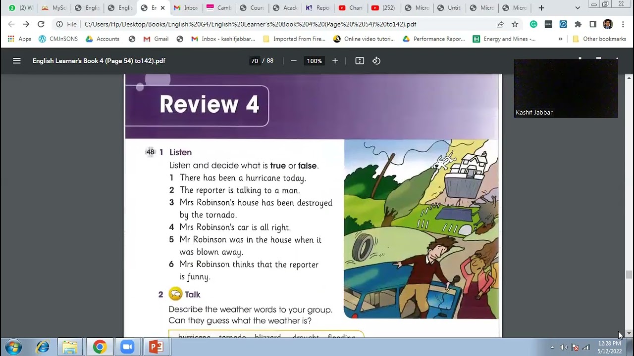 G4 - English - Unit 8 - Lesson 6 - Choose a project / Review 4
