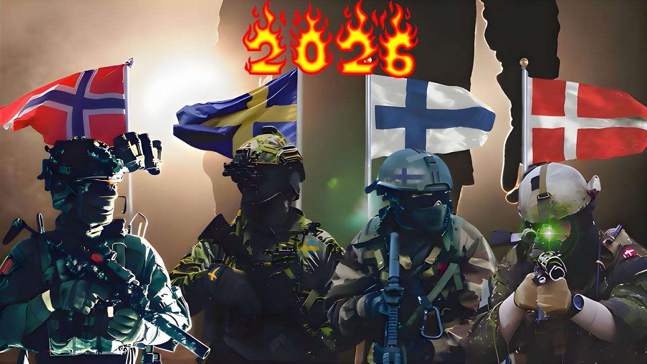 Военная мощь скандинавских стран в 2026 году: сравнение военной мощи Дании, Финляндии, Швеции и Н...