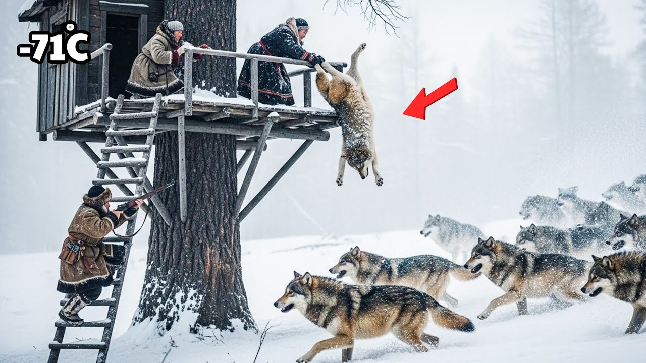 Surviving –71°C Yakutia | A 90-Year-Old Woman Saved an Injured Wolf During a Deadly –71°C Storm