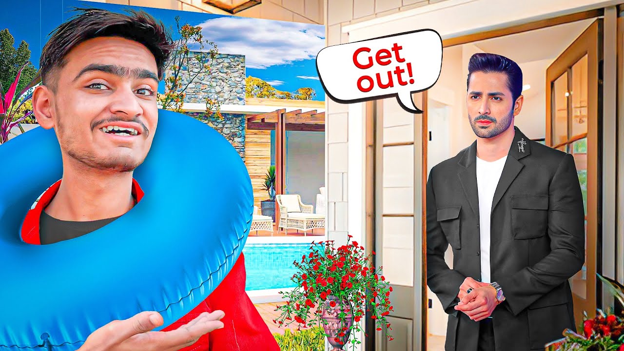 Asking rich celebrities if i can swim in their house pools