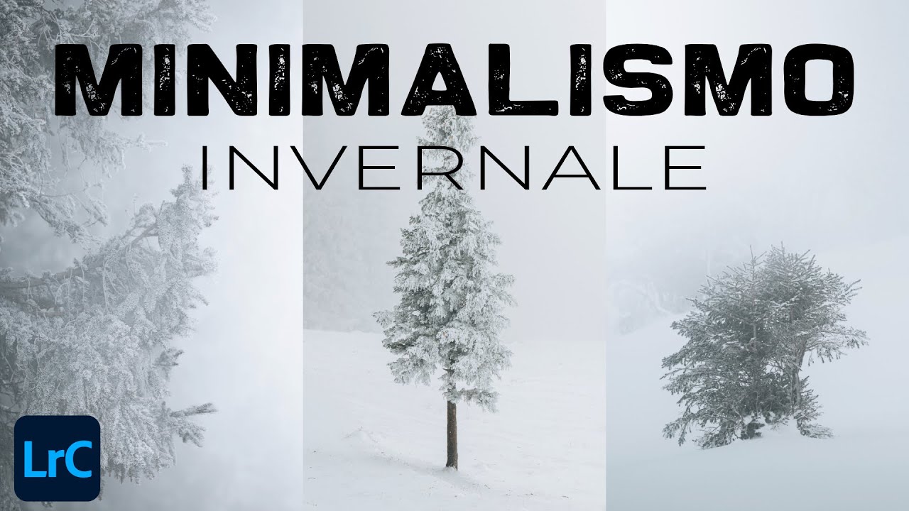 Fotografia MINIMALISTA in INVERNO: dallo SCATTO alla POST-PRODUZIONE