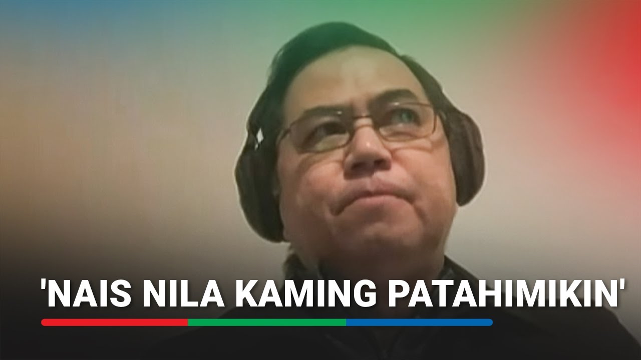 'Nais nila kaming patahimikin': Acierto humarap sa pagdinig ng House quad-comm | ABS-CBN News