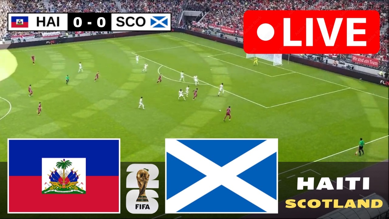 LIVE Haiti vs Scotland | FIFA World Cup - Video Game Simulation