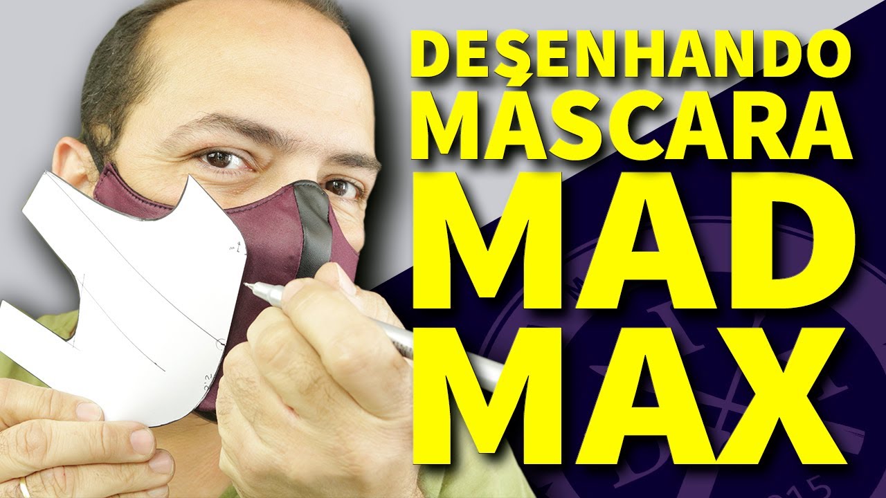 DESENHANDO MÁSCARA DE PROTEÇÃO MAD MAX - FAMÍLIA DIY