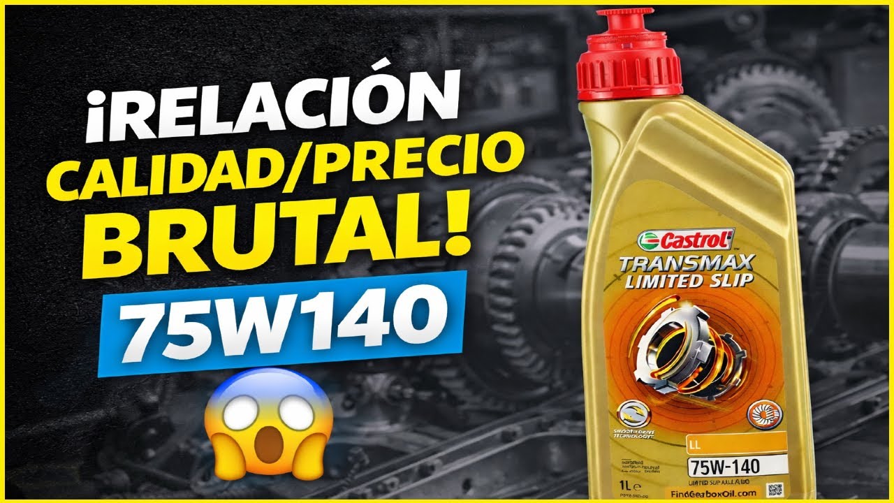 Aceite Diferencial Castrol Transmax LIMITED SLIP 75w140 - REY CALIDAD/PRECIO