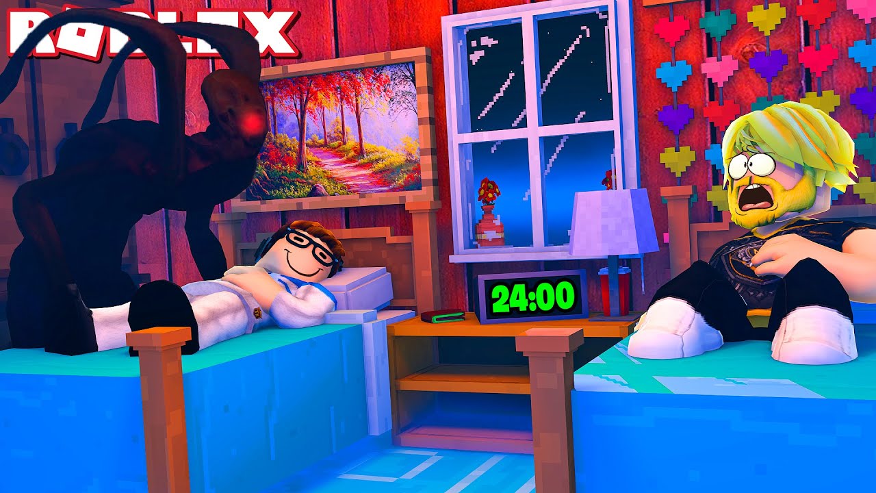 Når det bliver MIDNAT på HOTELLET!  :: Roblox During Midnight *STORY* Dansk