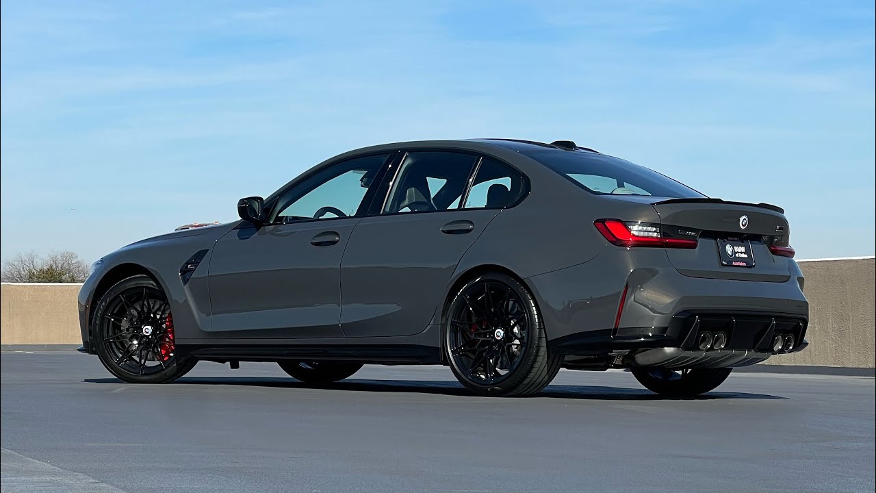2023 BMW M3 Competition Sedan Dravit Gray Long Walkaround
