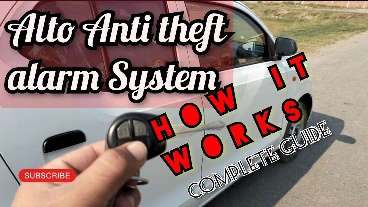 Anti theft alarm system || Alto immobilizer system || Alto VX-VXR-VXL || Alto 660cc || #mrchaand