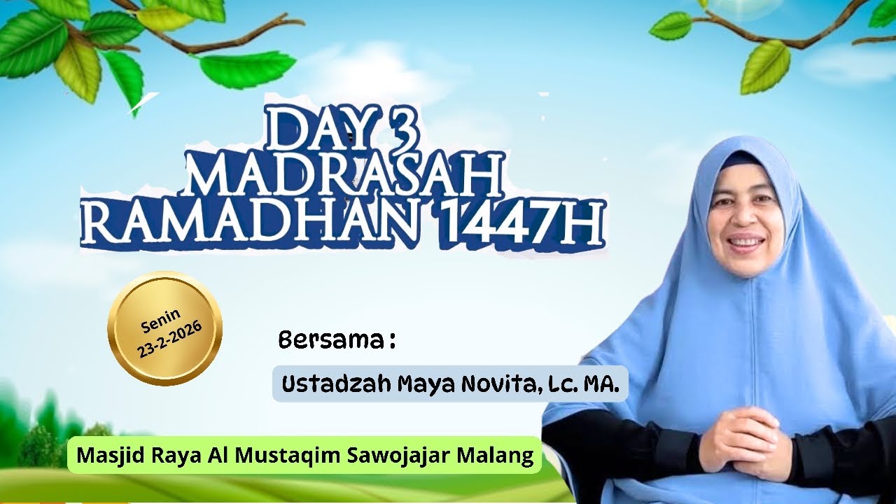 SIARAN LIVE STREAMING dari MASJID RAYA AL MUSTAQIM SAWOJAJAR MALANG