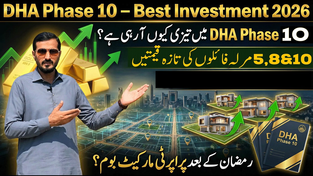 DHA Lahore Phase 10 Latest File Rates & Investment Guide - Why to Buy Before Post-Eid Boom?