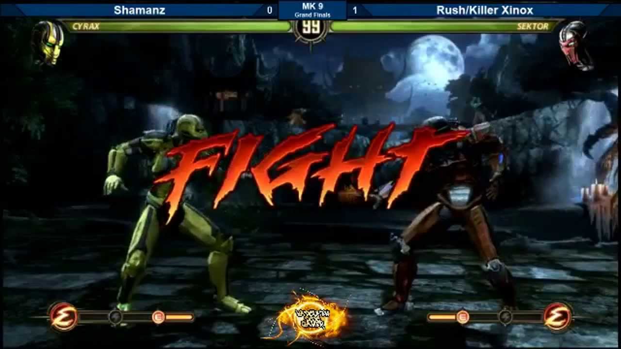 Grand Finals MK9 Torneo HDG Bolivia Shamanz (Arg.) (Cyrax) Vs Rush/Killer Xinok (Bra.) (Sektor/Cage)
