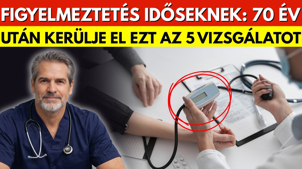 Ha több mint 70 éves, azonnal kerülje ezt az 5 vizsgálatot (valódi kockázat)